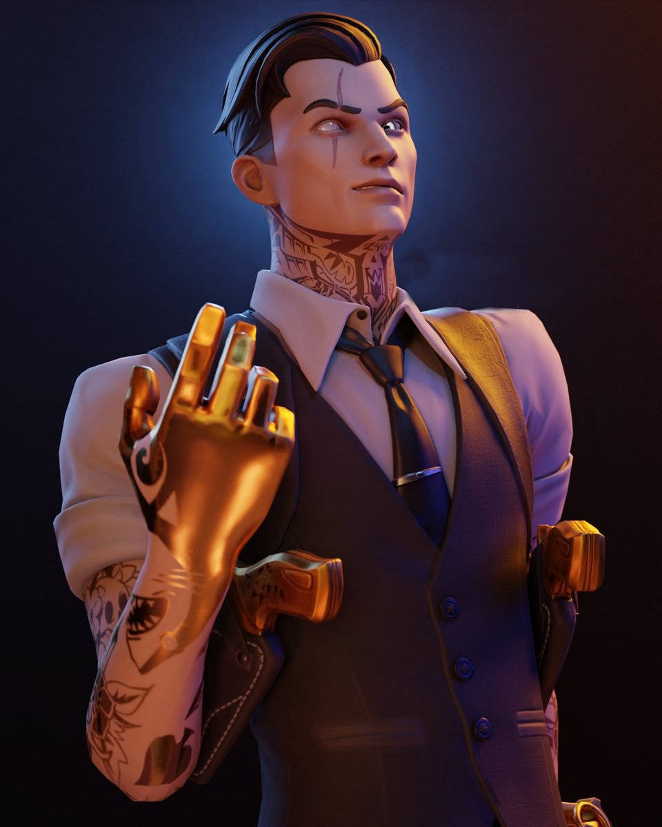 Midas Fortnite Skin Looking Up Wallpaper