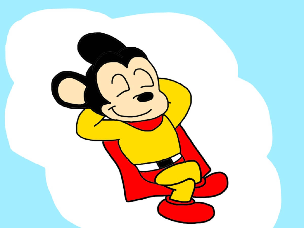 Mighty Mouse Nap Wallpaper