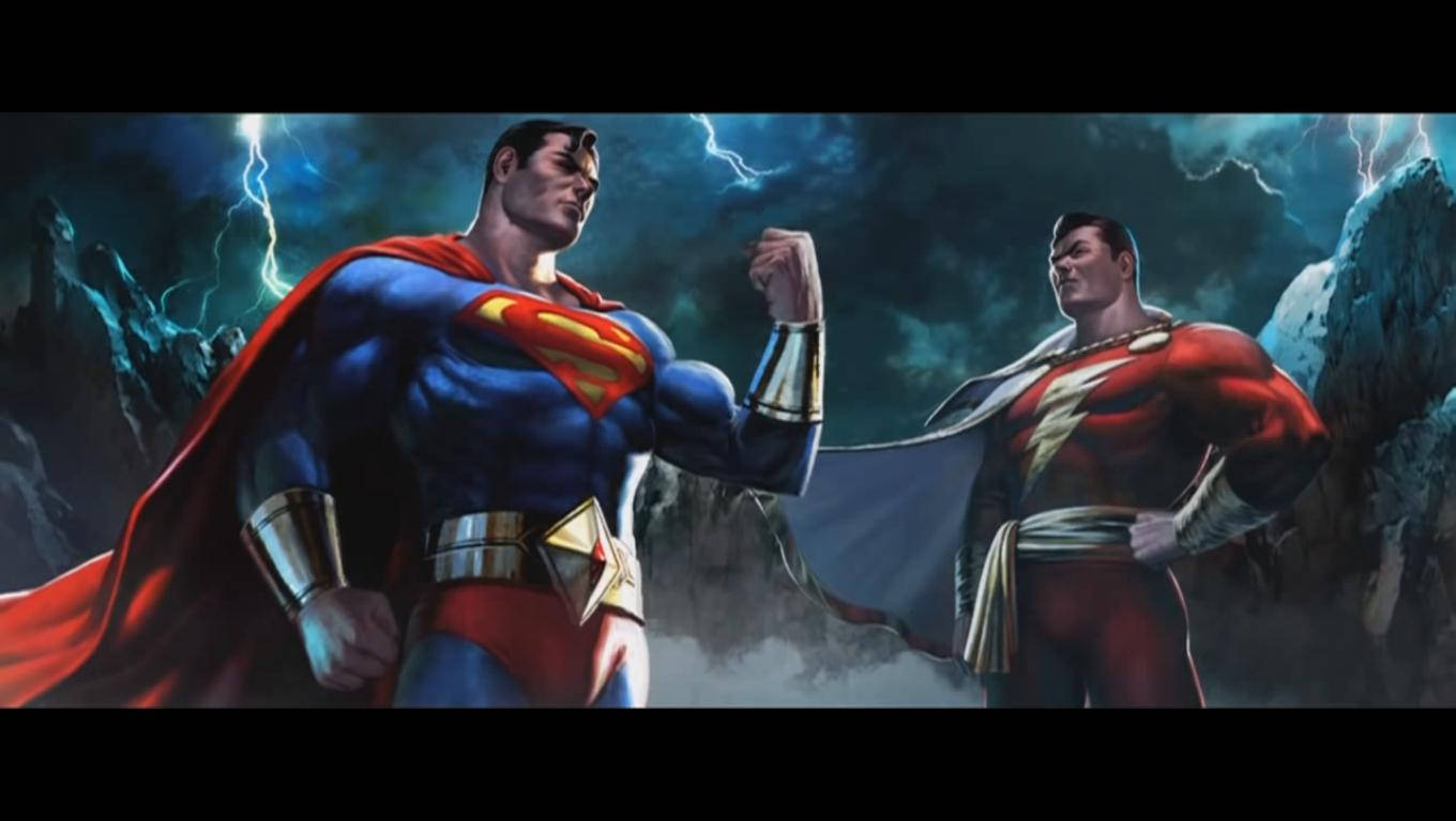 Mighty Superman And Shazam Wallpaper