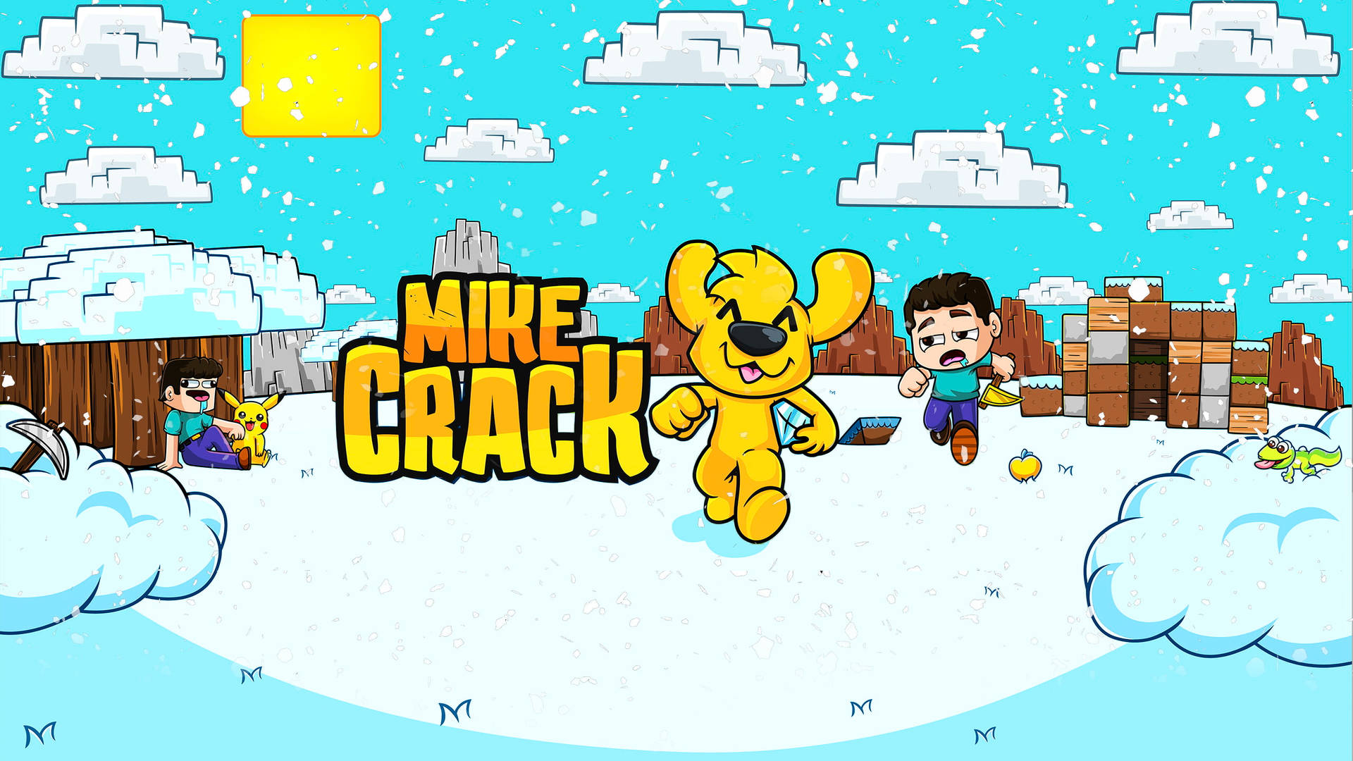 Download free Mikecrack Los Compas Winter Game Edition Wallpaper -  MrWallpaper.com