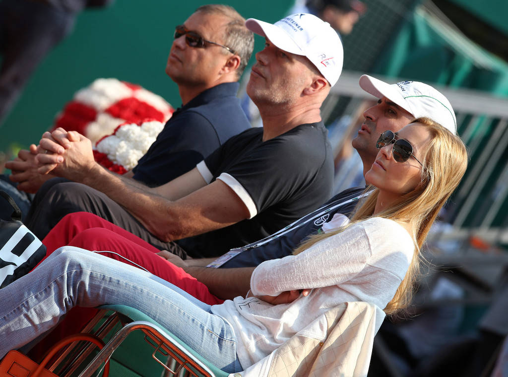 Mikhail Youzhny Watching Tennis Game Wallpaper