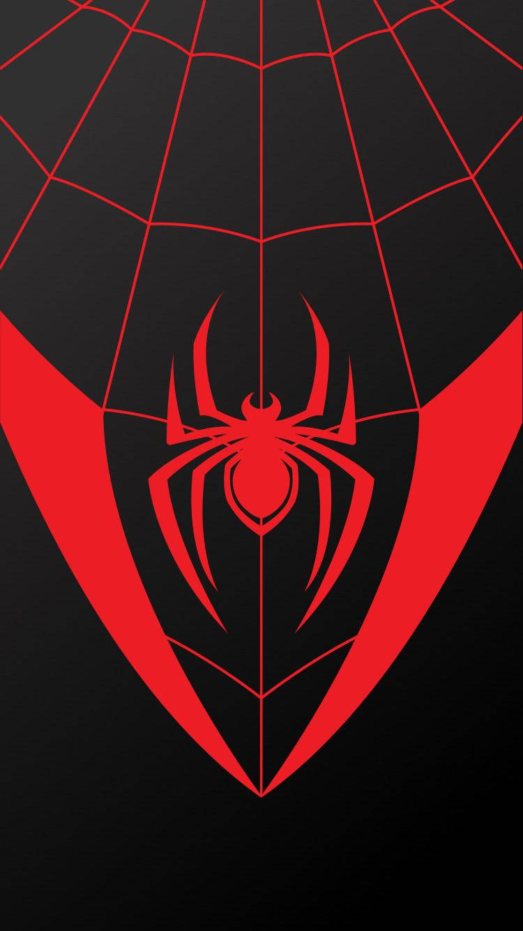 Miles Morales Marvel Spider Man Logo Wallpaper