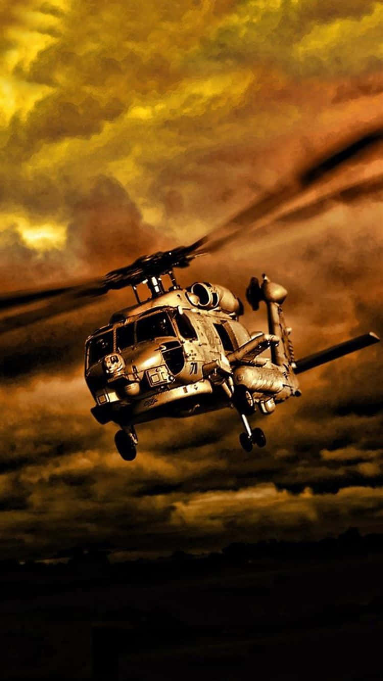 Military Attack Cool Helicopter Model Wallpaper