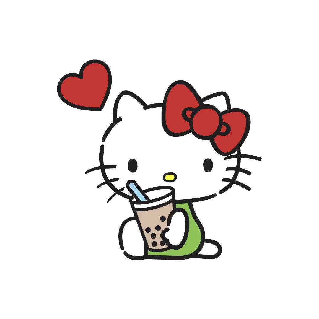 Milk Tea Hello Kitty Pfp Wallpaper