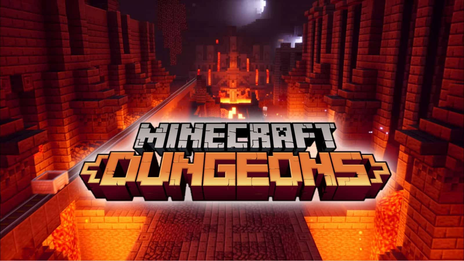 Minecraft Dungeons Fiery Labyrinth Wallpaper