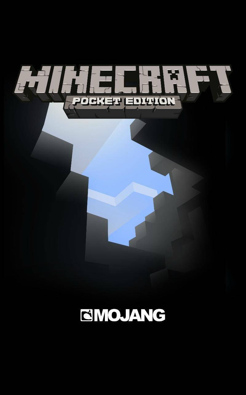 Minecraft Logo Pocket Edition Wallpaper