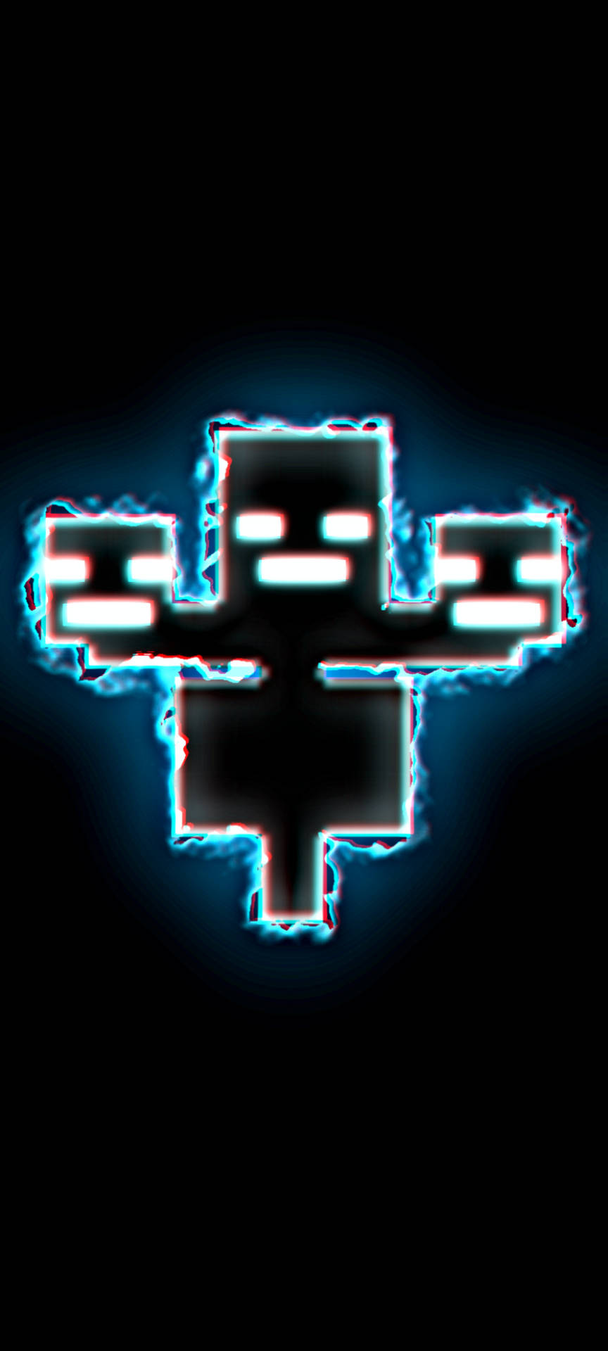 Download free Minecraft Phone Wither Blue Wallpaper - MrWallpaper.com