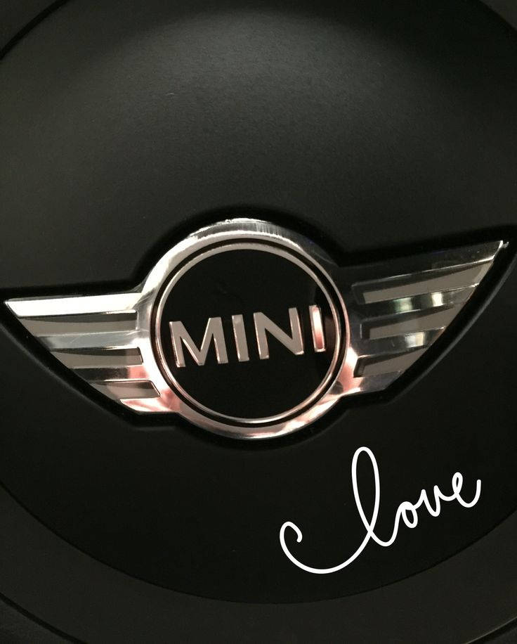 Mini Cooper Logo With Love Wallpaper