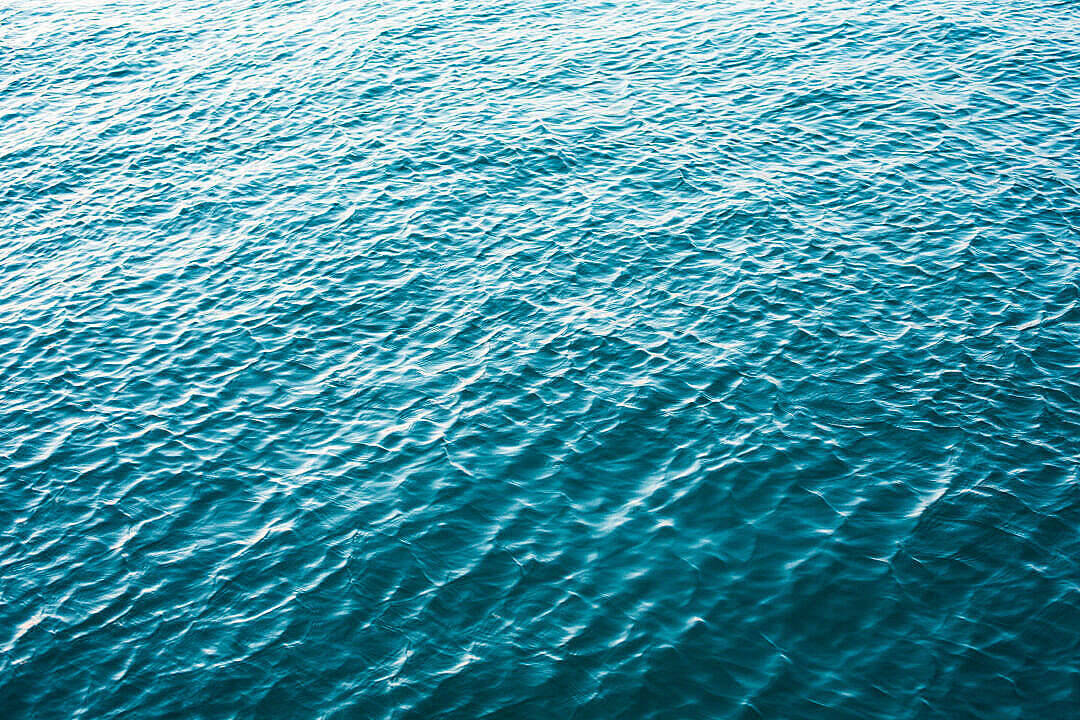 Minimalist Aesthetic Desktop Blue Calm Sea Wallpaper