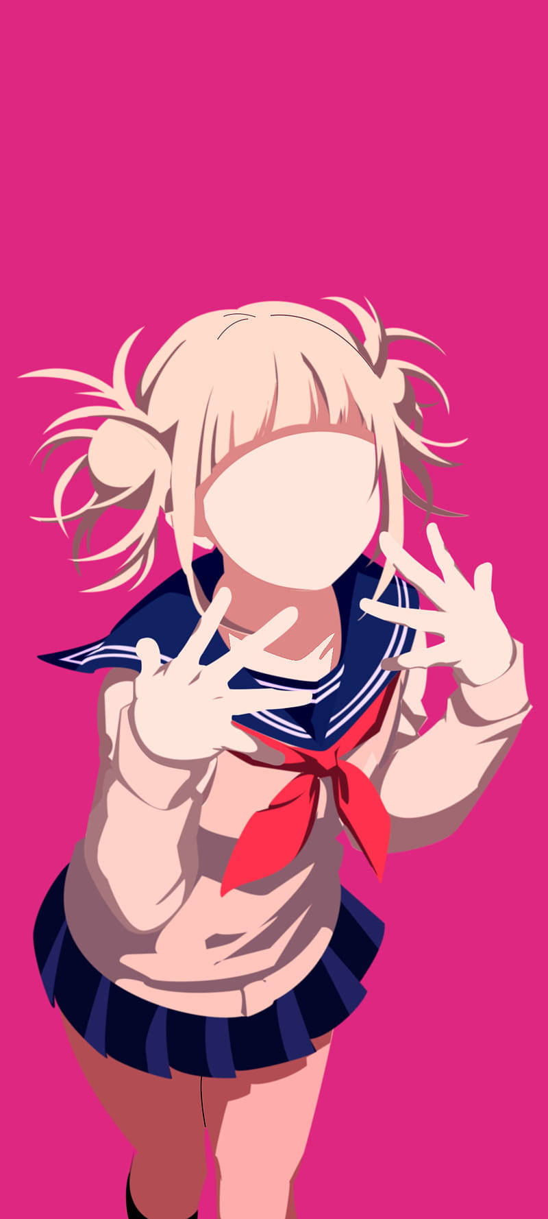 Minimalist Anime Phone Himiko Toga Wallpaper