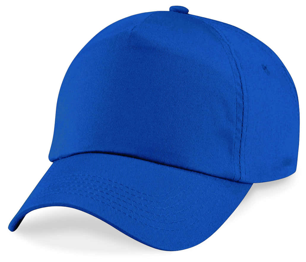 Minimalist Blue Baseball Cap Wallpaper