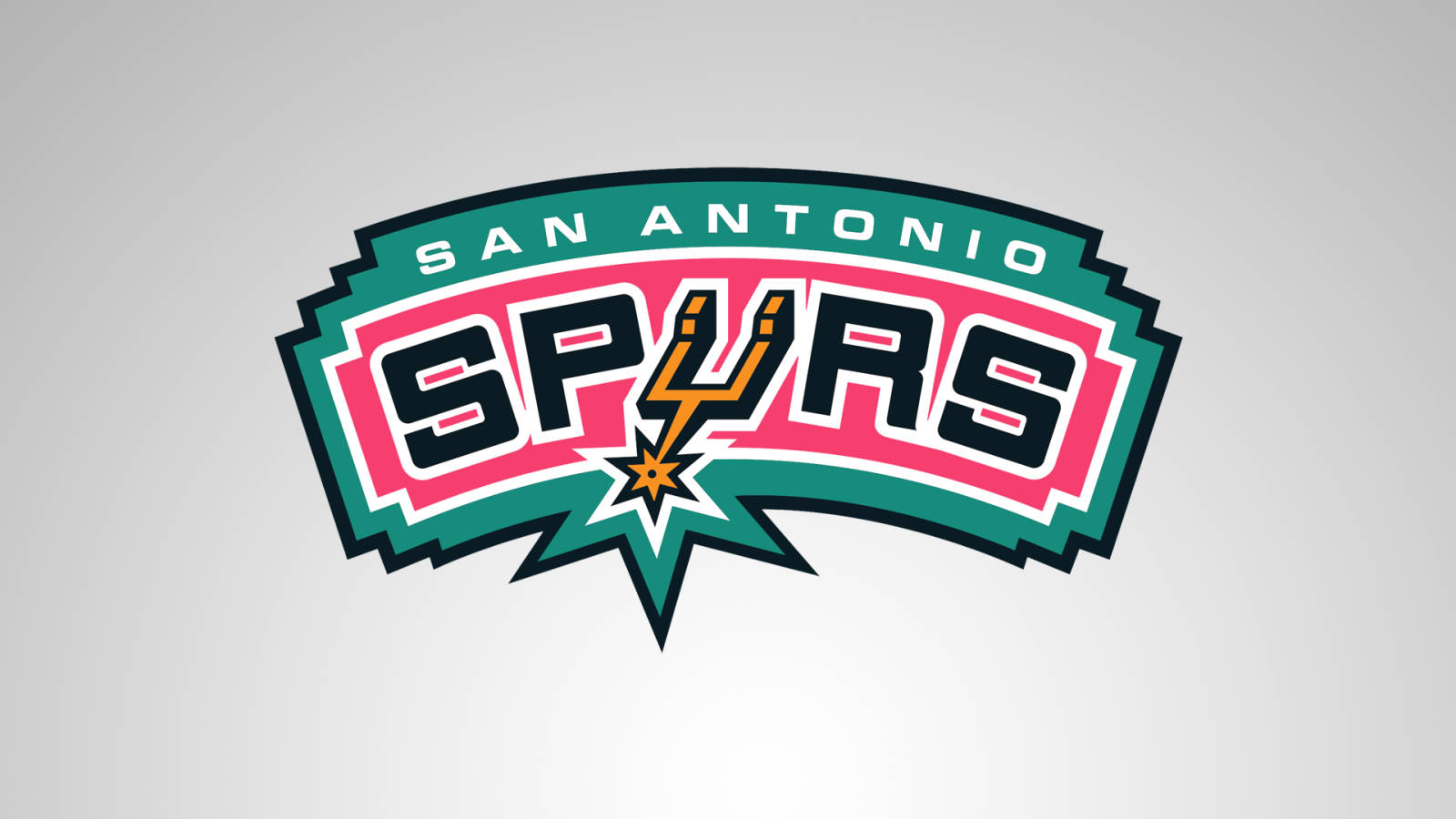 Minimalist Grey San Antonio Spurs Logo Wallpaper