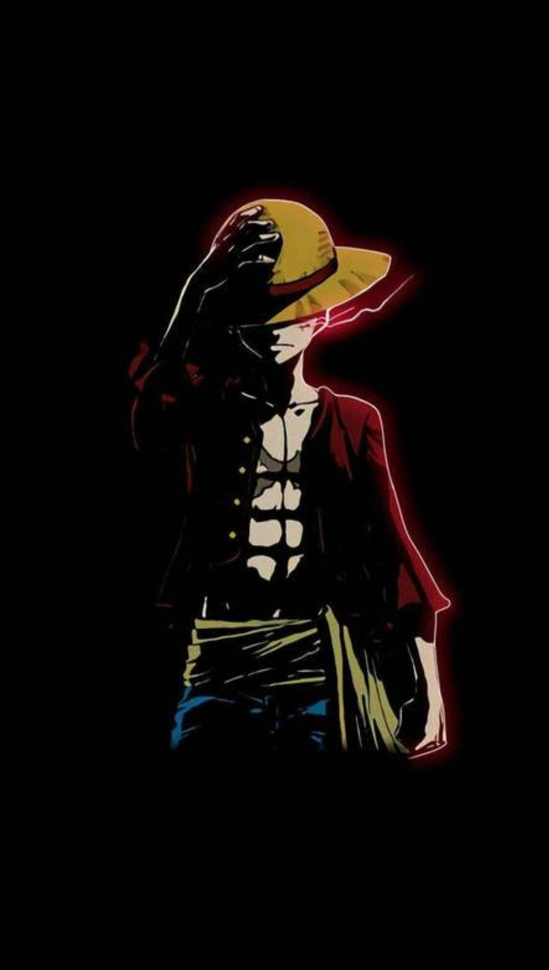 Minimalist Luffy Aesthetic Wallpaper