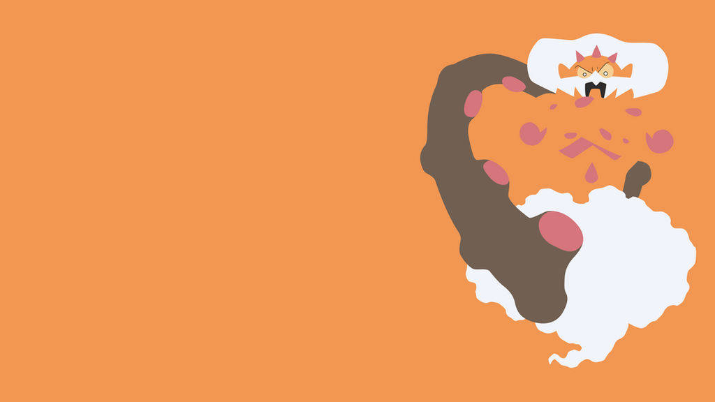 Minimalist Side Landorus Wallpaper