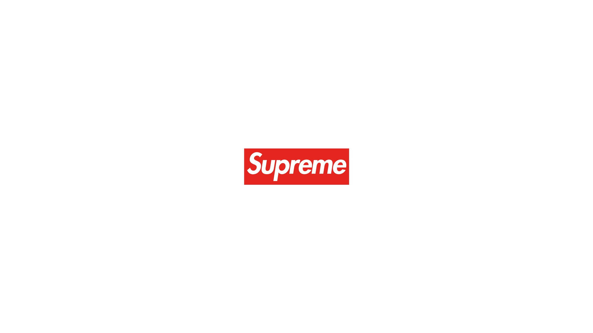 Minimalist Supreme Laptop Wallpaper