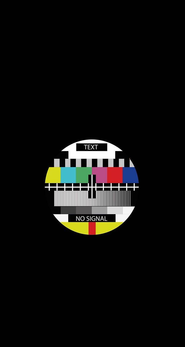 Minimalist Tv Test Pattern Logo Wallpaper