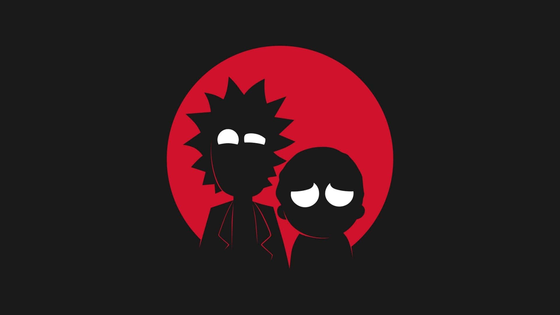 Minimalistic Rick And Morty 1920x1080 Wallpaper