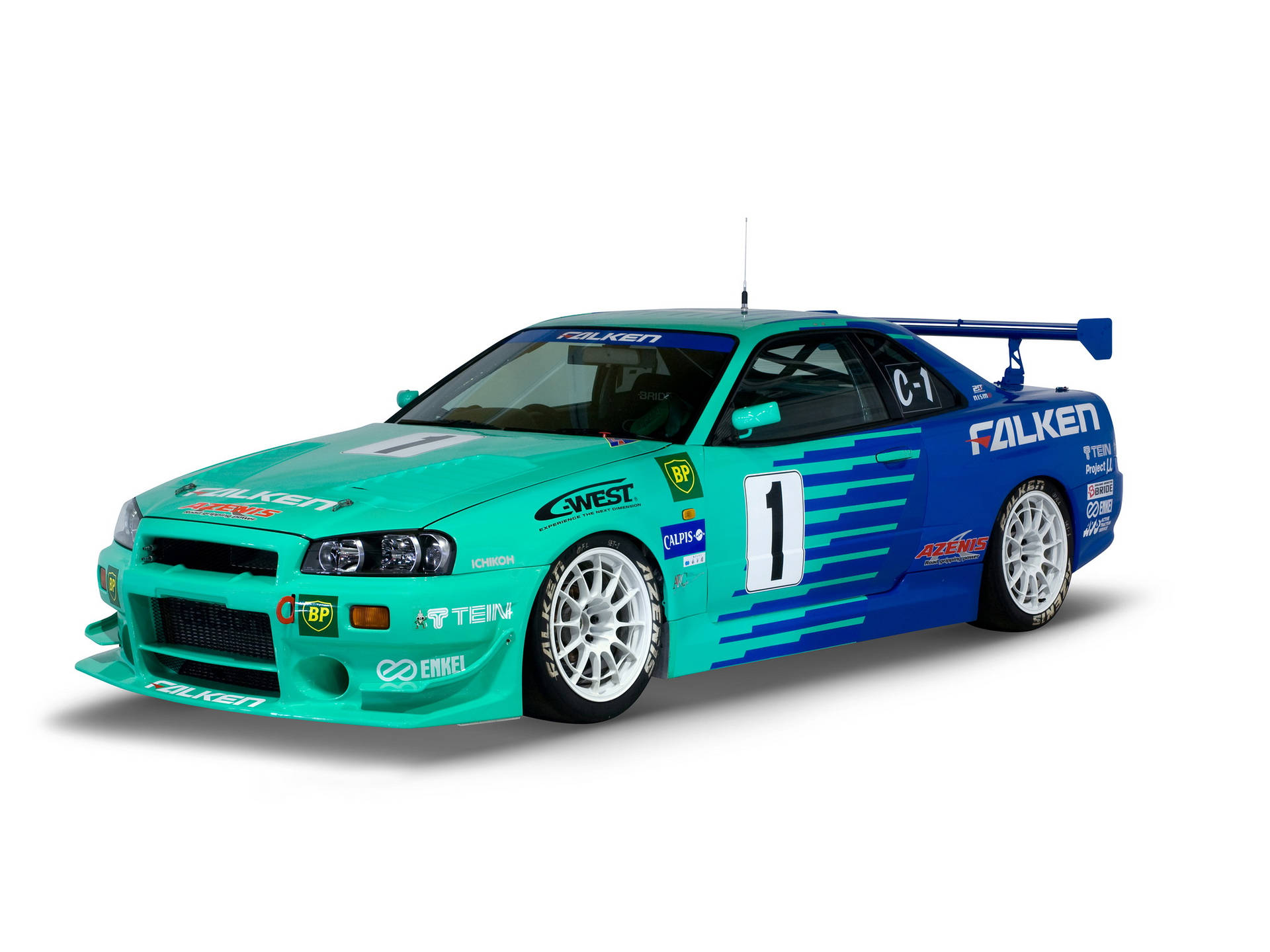 Download free Mint Green And Blue Skyline Car Wallpaper - MrWallpaper.com