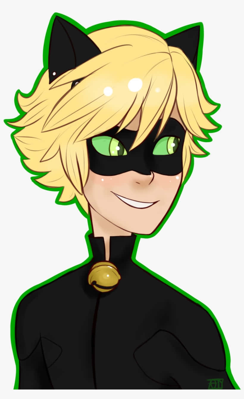 Miraculous Ladybug Adrien With Costume Wallpaper