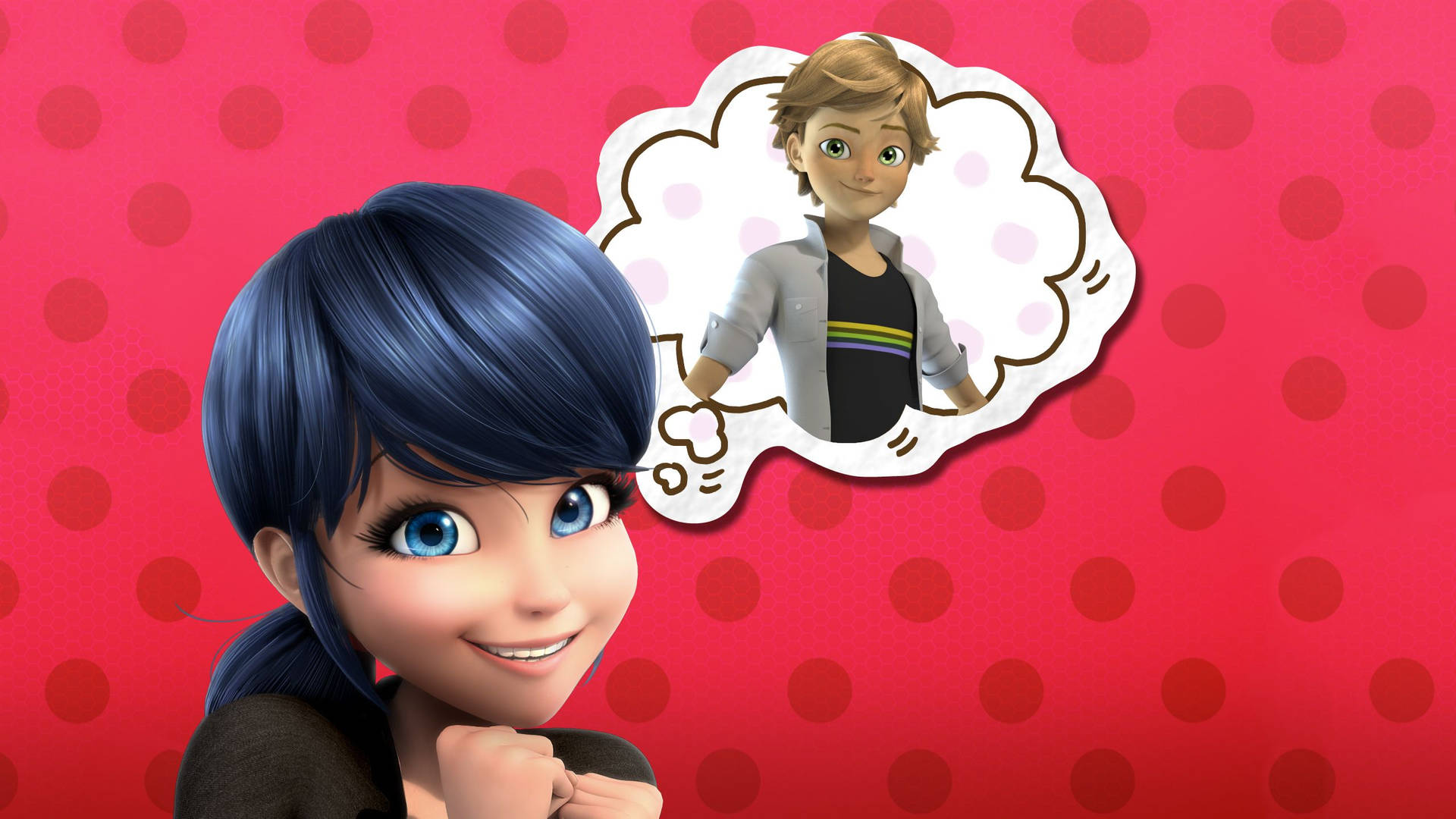 Download free Miraculous Ladybug Marinette Thinking Of Adrien Wallpaper -  MrWallpaper.com