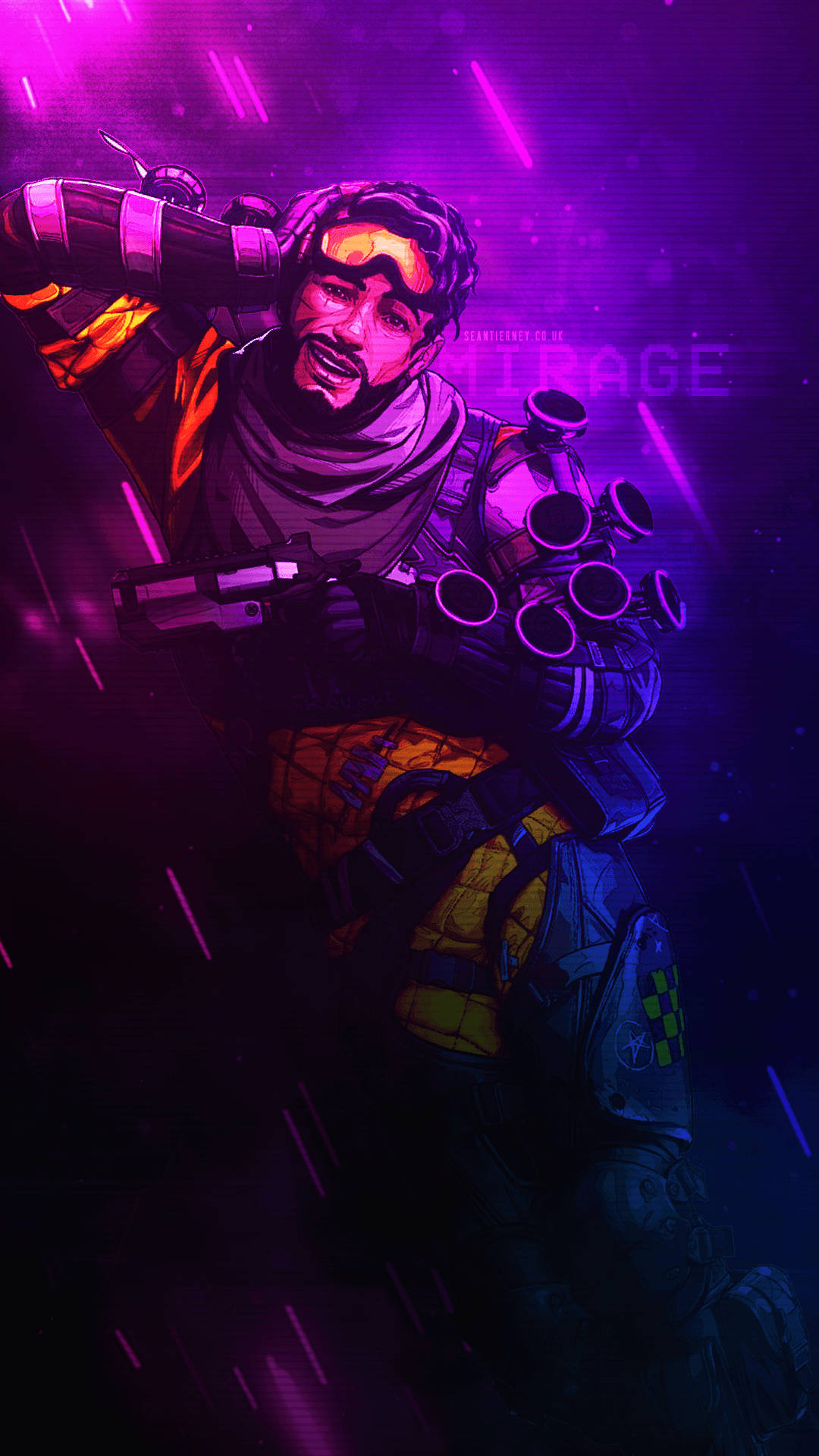 Download free Mirage Holographic Trickster Apex Legends Phone Wallpaper -  MrWallpaper.com