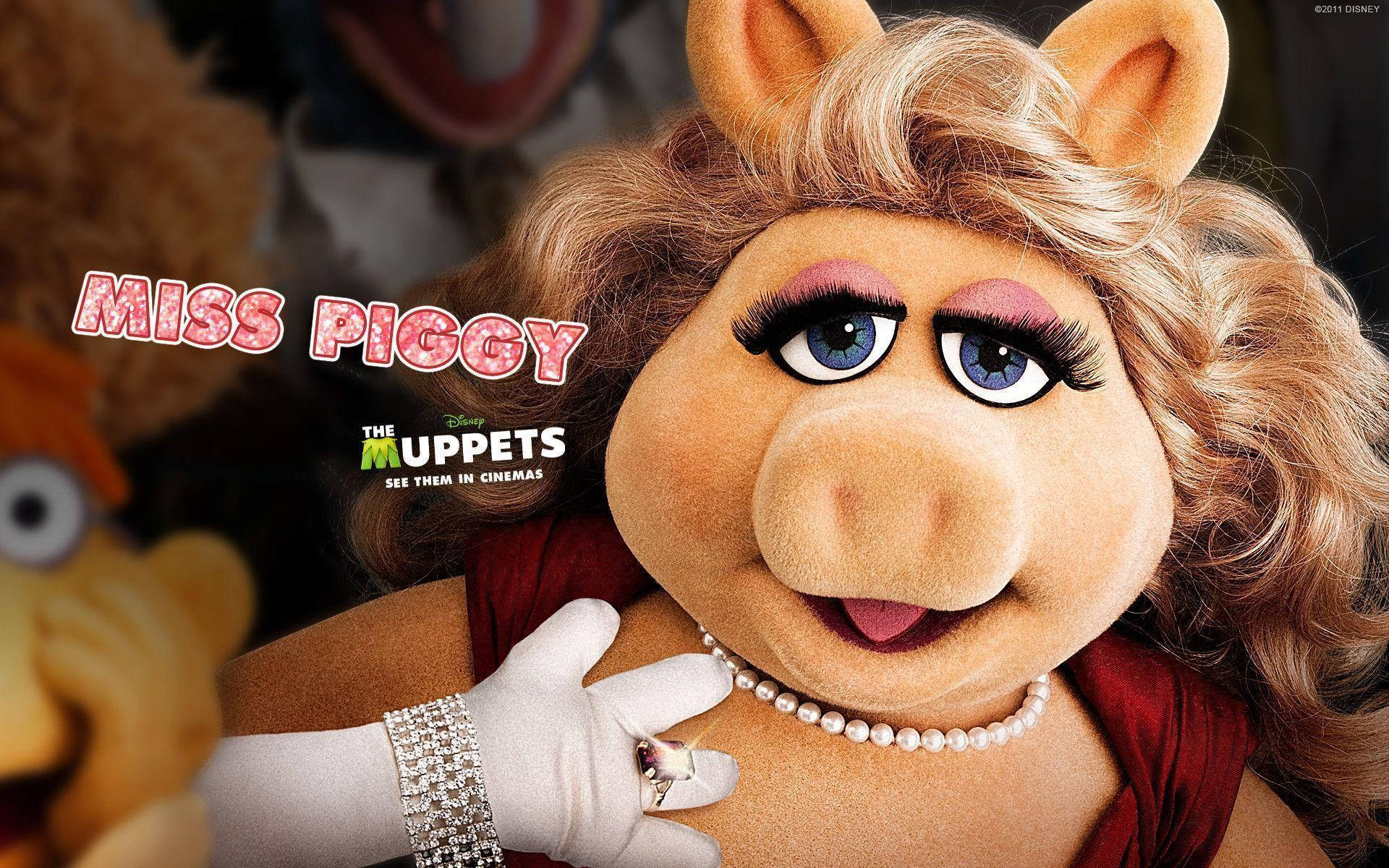 Download free Miss Piggy Gorgeous Look Curly Hair Wallpaper -  MrWallpaper.com