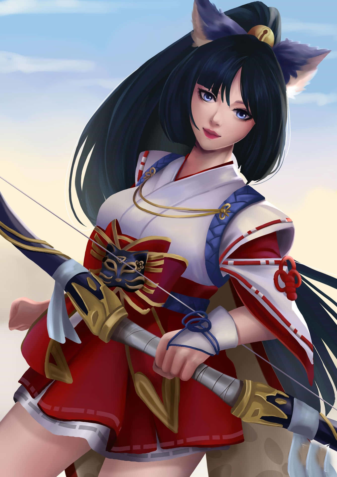 Download free Miya Mobile Legend Suzuhime Skin Wallpaper - MrWallpaper.com