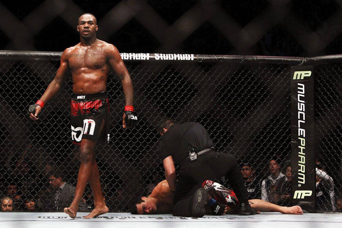 Mma Fighter Jon Jones Wins Wallpaper