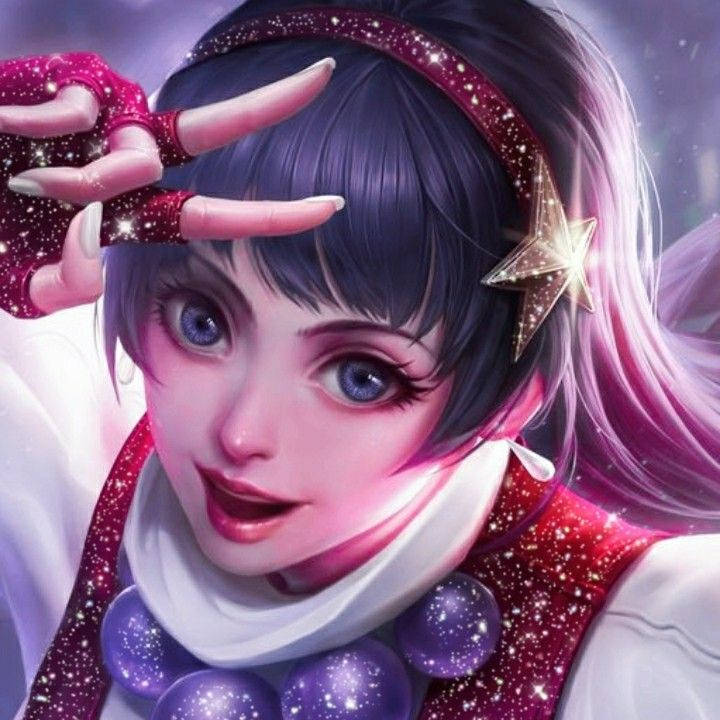 Mobile Legends Guinevere Athena Asamiya Close-up Wallpaper