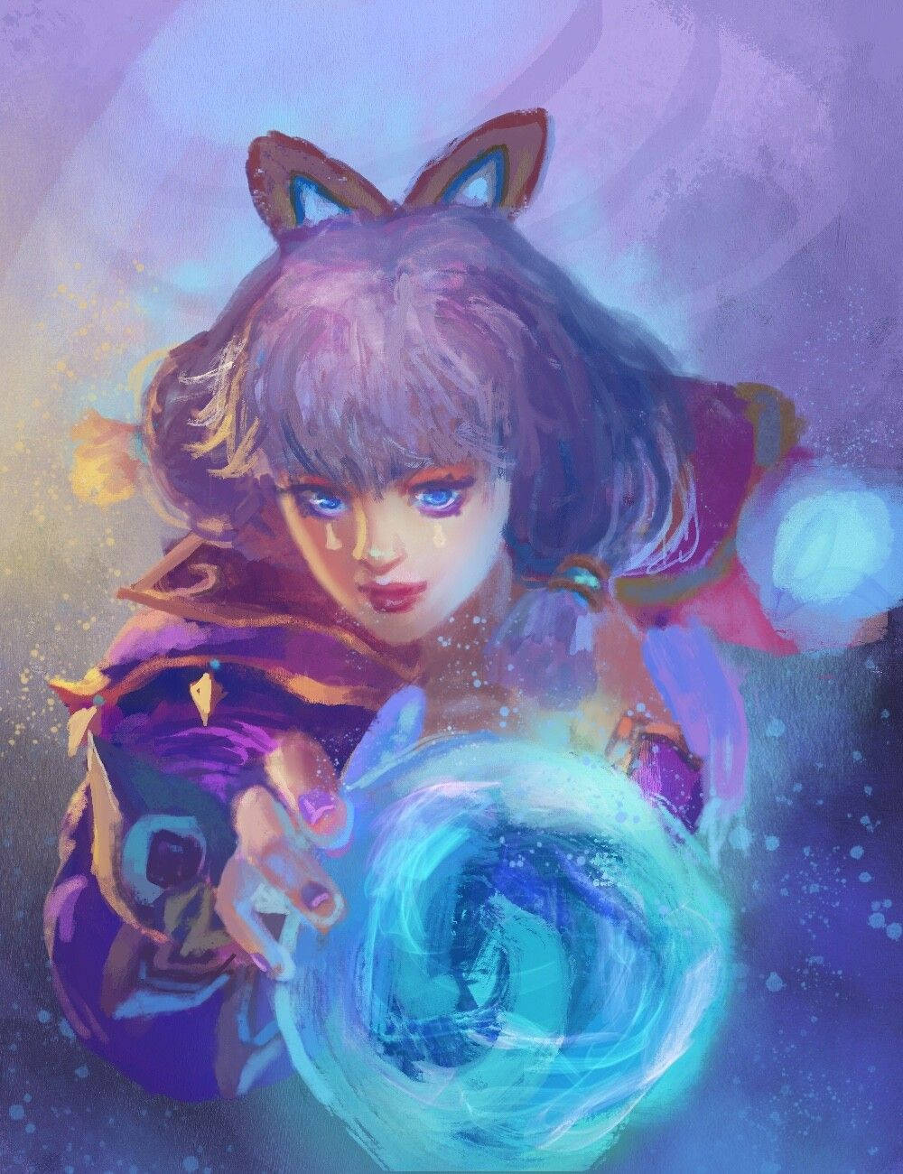 Mobile Legends Guinevere Ms. Violet Beautiful Fanart Wallpaper