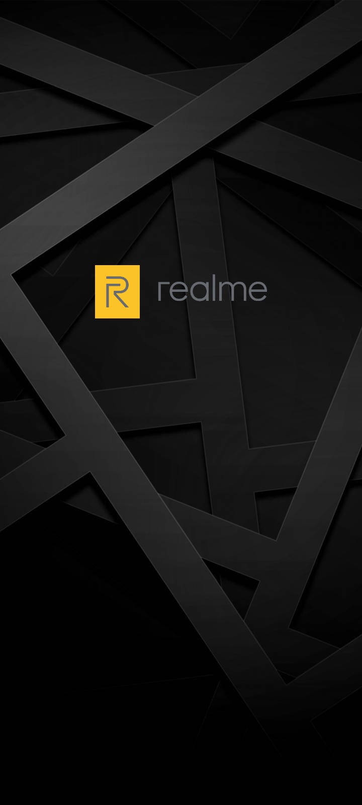 Modern Geometric Realme Logo Wallpaper