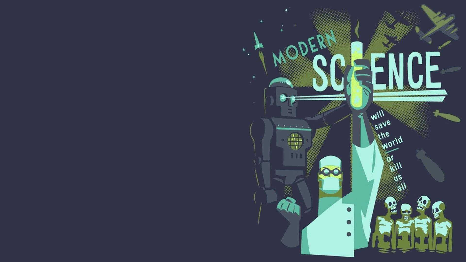 Modern Science Desktop Artwork Wallpaper