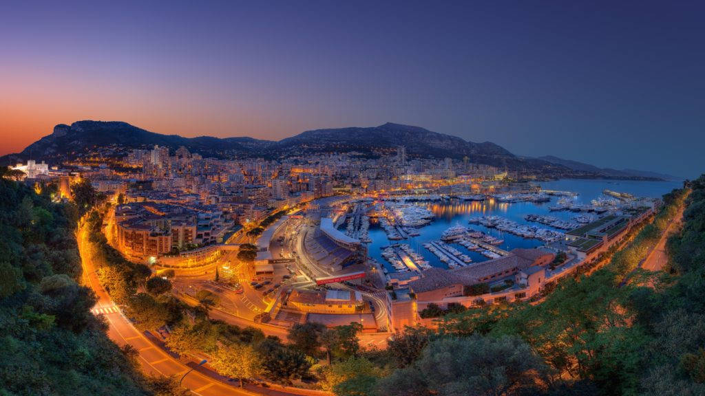 Monaco City Harbor 4k Desktop Wallpaper