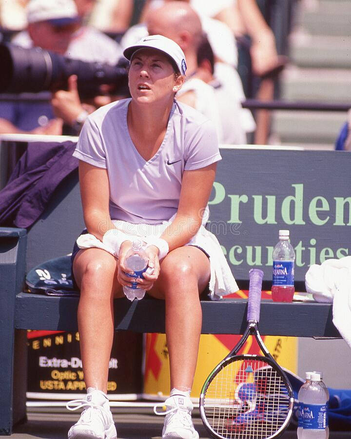 Monica Seles During Break Wallpaper