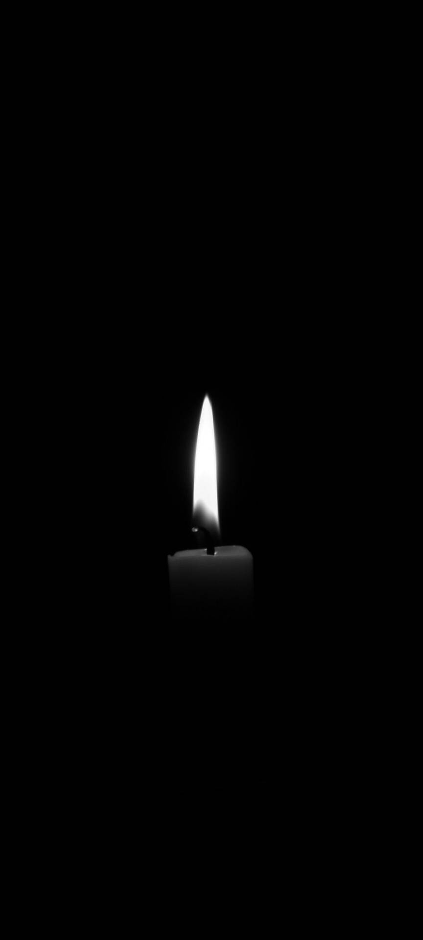 Monochromatic Candlelight Oneplus 9r Wallpaper