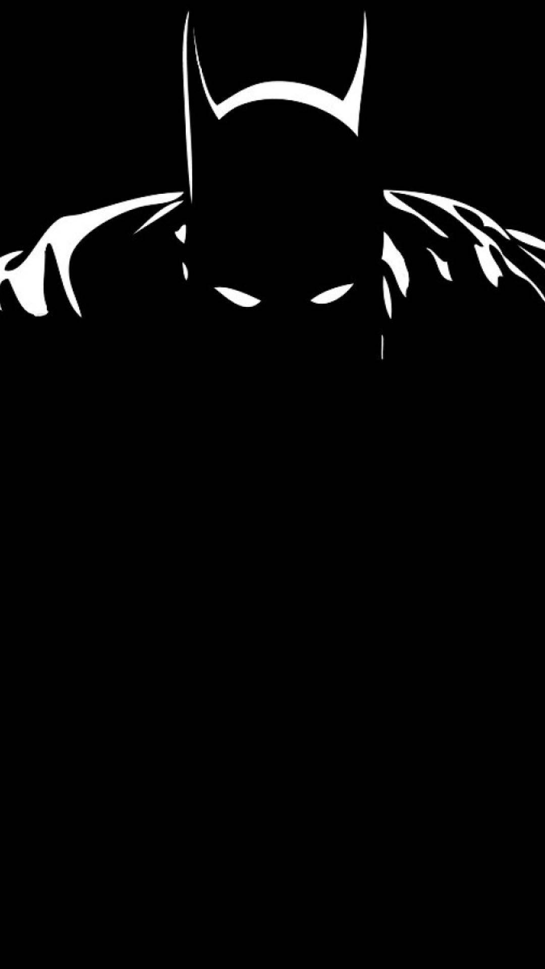 Monochrome Art Of Batman Dark Iphone Wallpaper