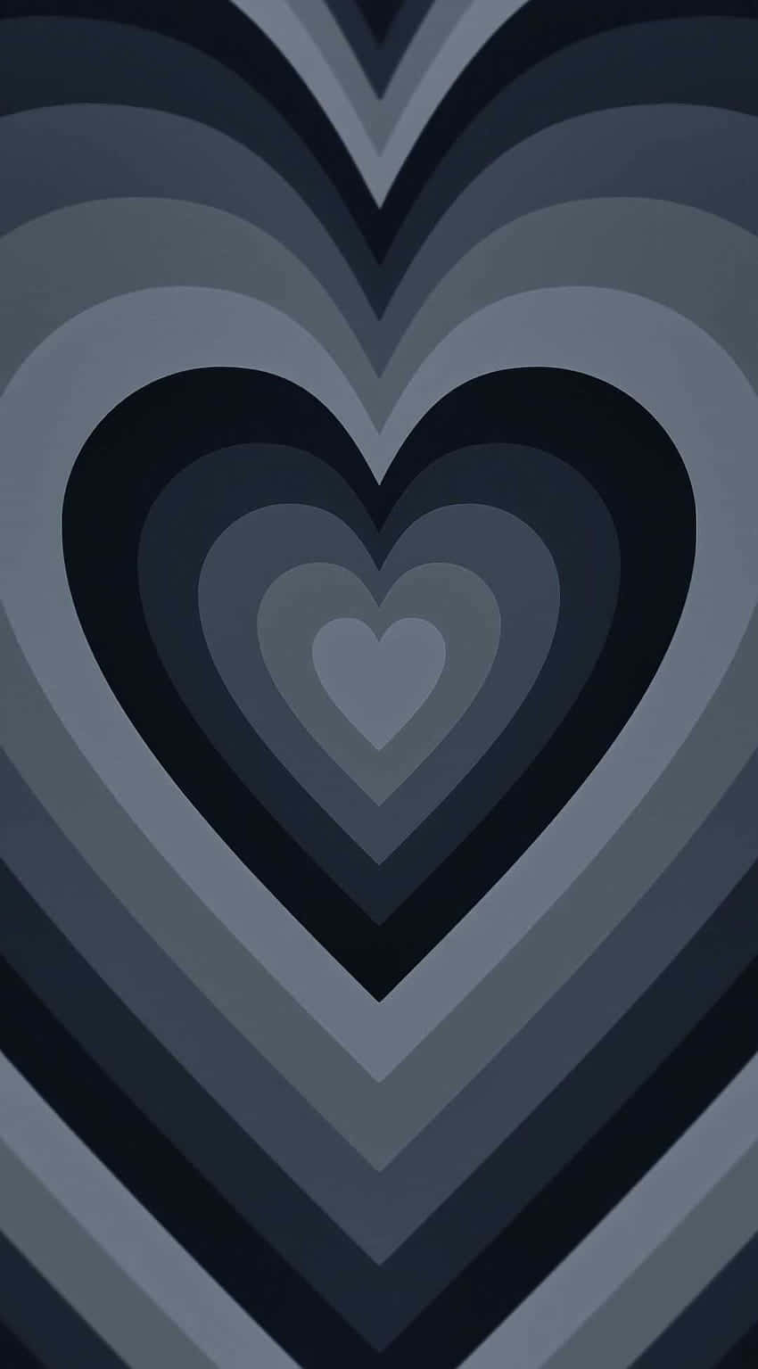 Monochrome Black Heart Iphone Wallpaper