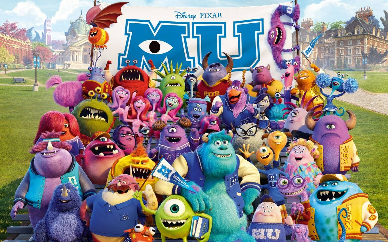 Monsters University Mike Wazowski Poster Wallpaper