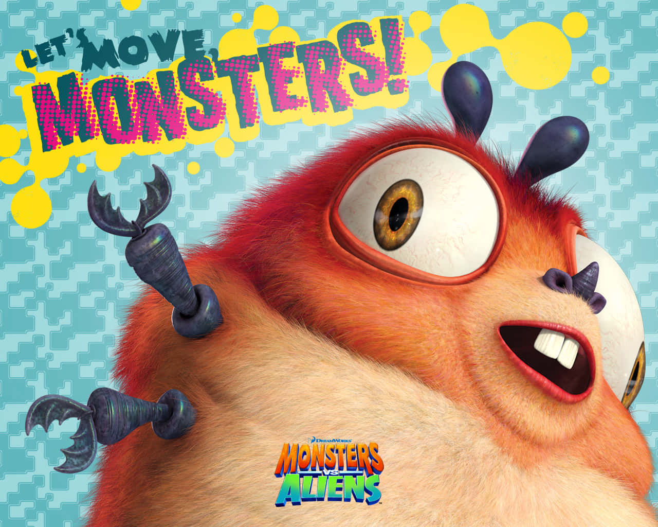 Monsters Vs Aliens Cute Insectosaurus Wallpaper