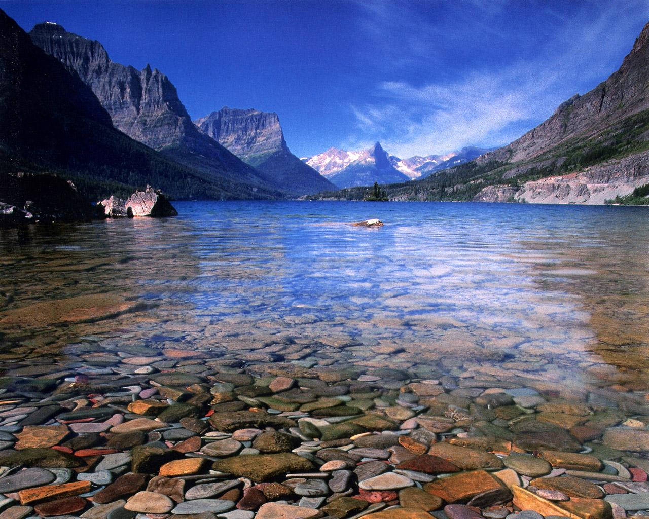 Montana Stone Lake Wallpaper