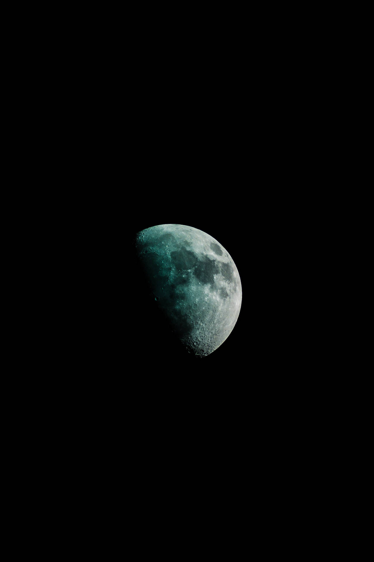 Moon In Space 4k Phone Wallpaper