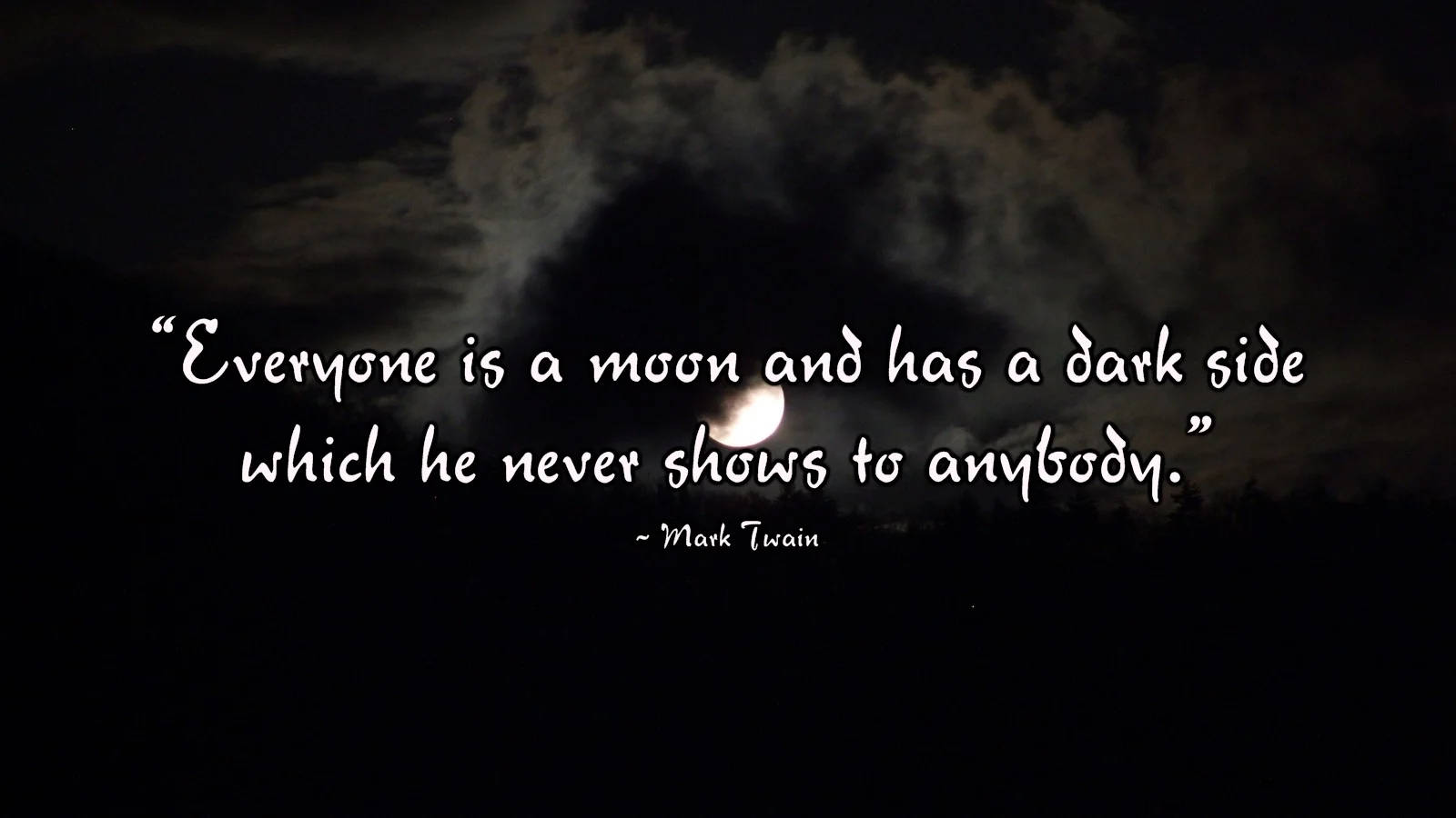 Moon Quotes Mark Twain Wallpaper