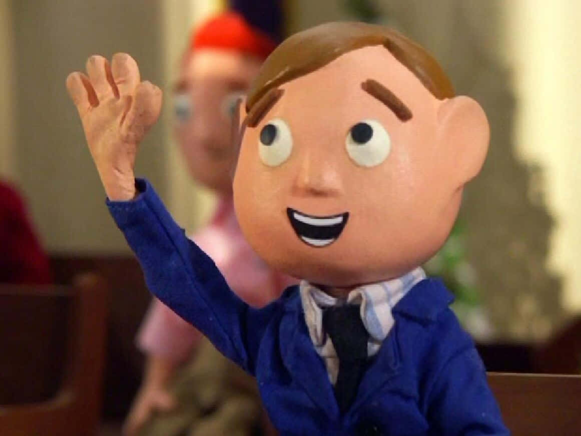 Moral Orel Raising Hand Wallpaper