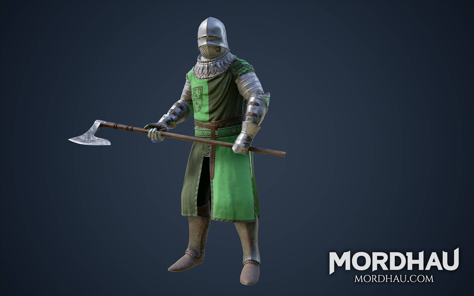 Mordhau Custom Build Green Knight Mercenary Wallpaper