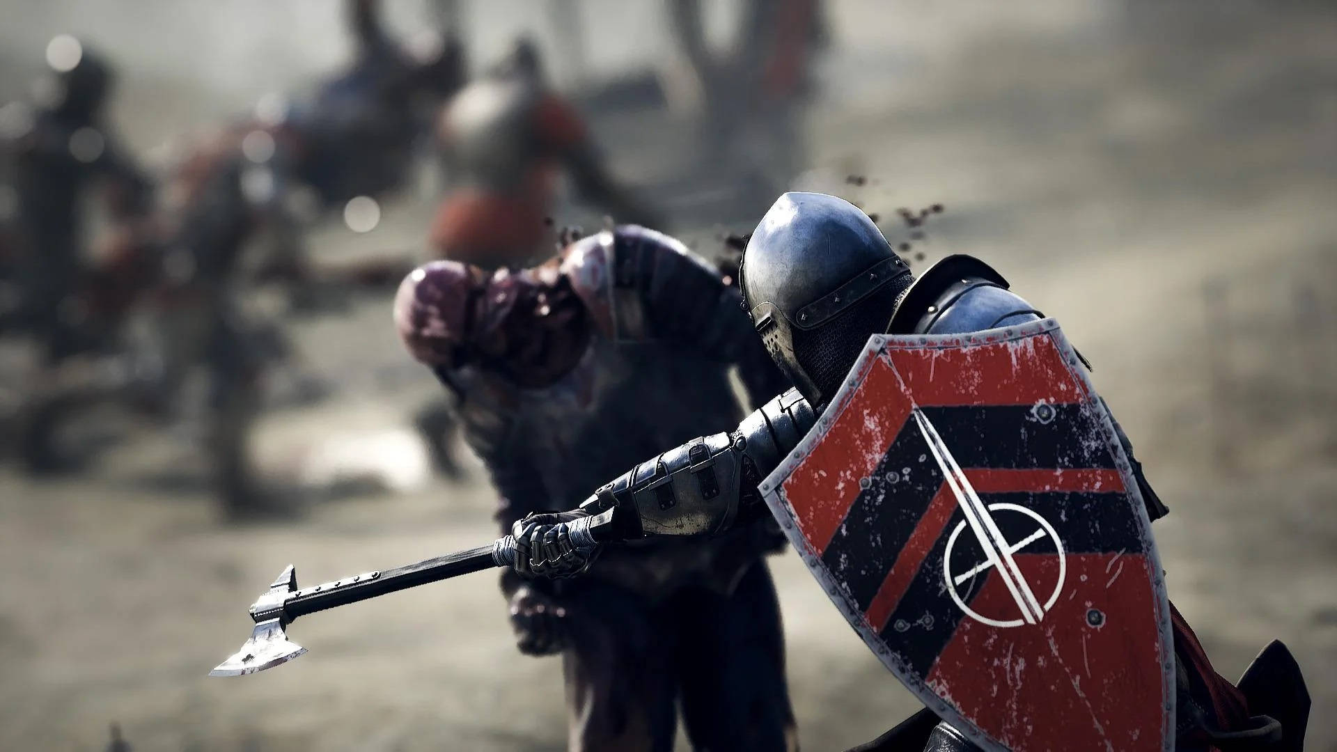 Mordhau Knight Mercenary Bloody Battle Wallpaper