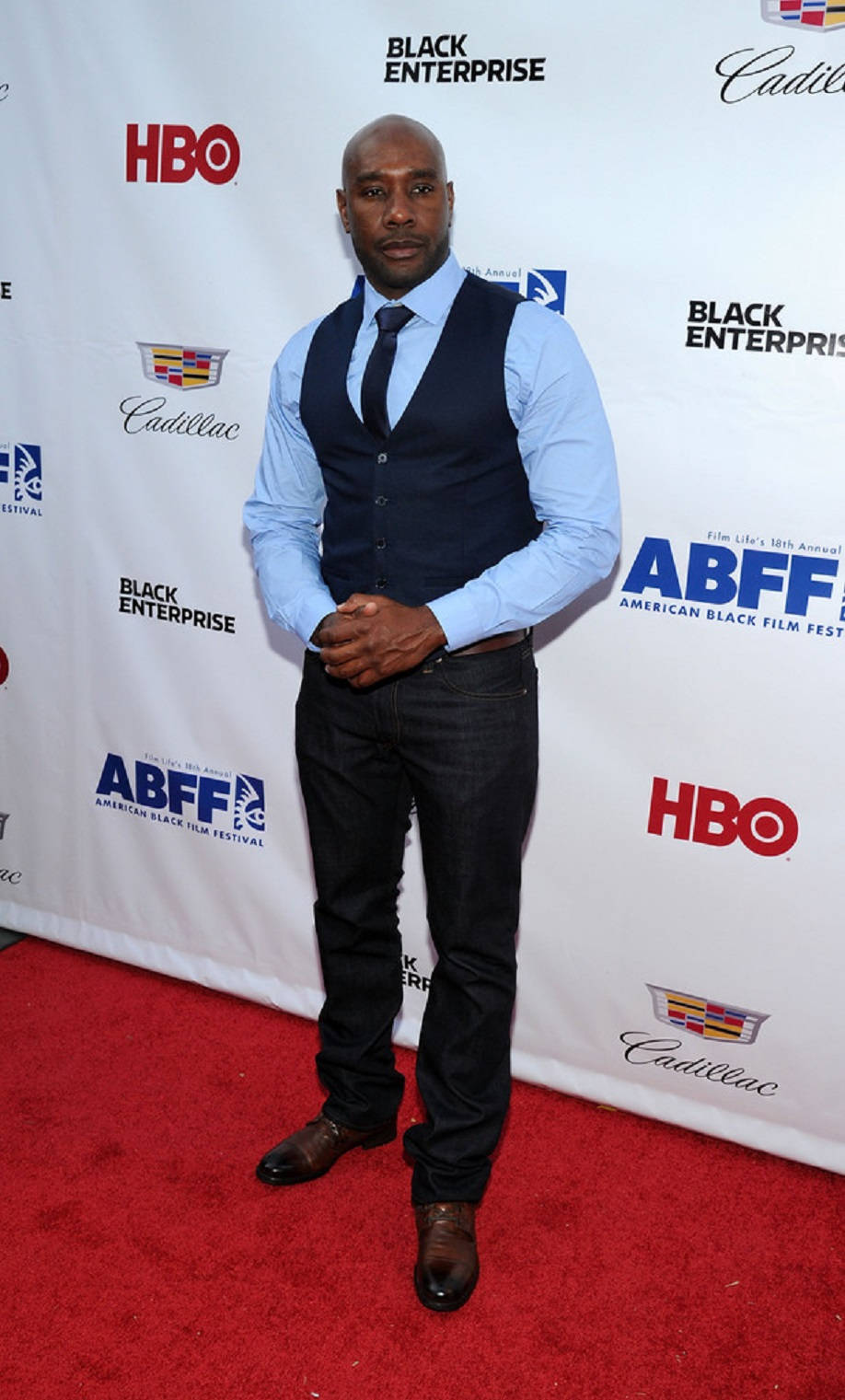 Morris Chestnut At Hollywood Stars Event Wallpaper