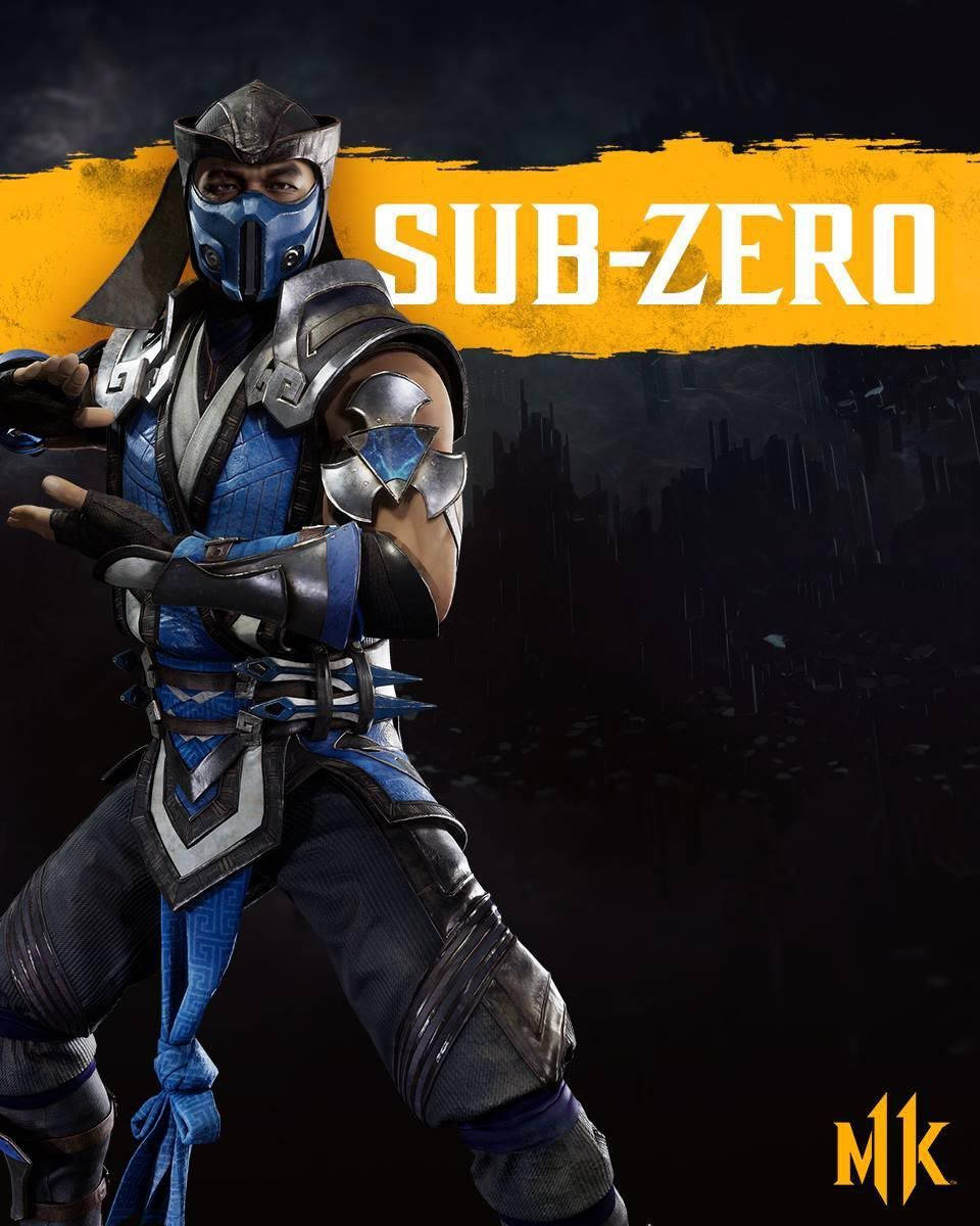 Mortal Kombat 11 Sub Zero Name Wallpaper