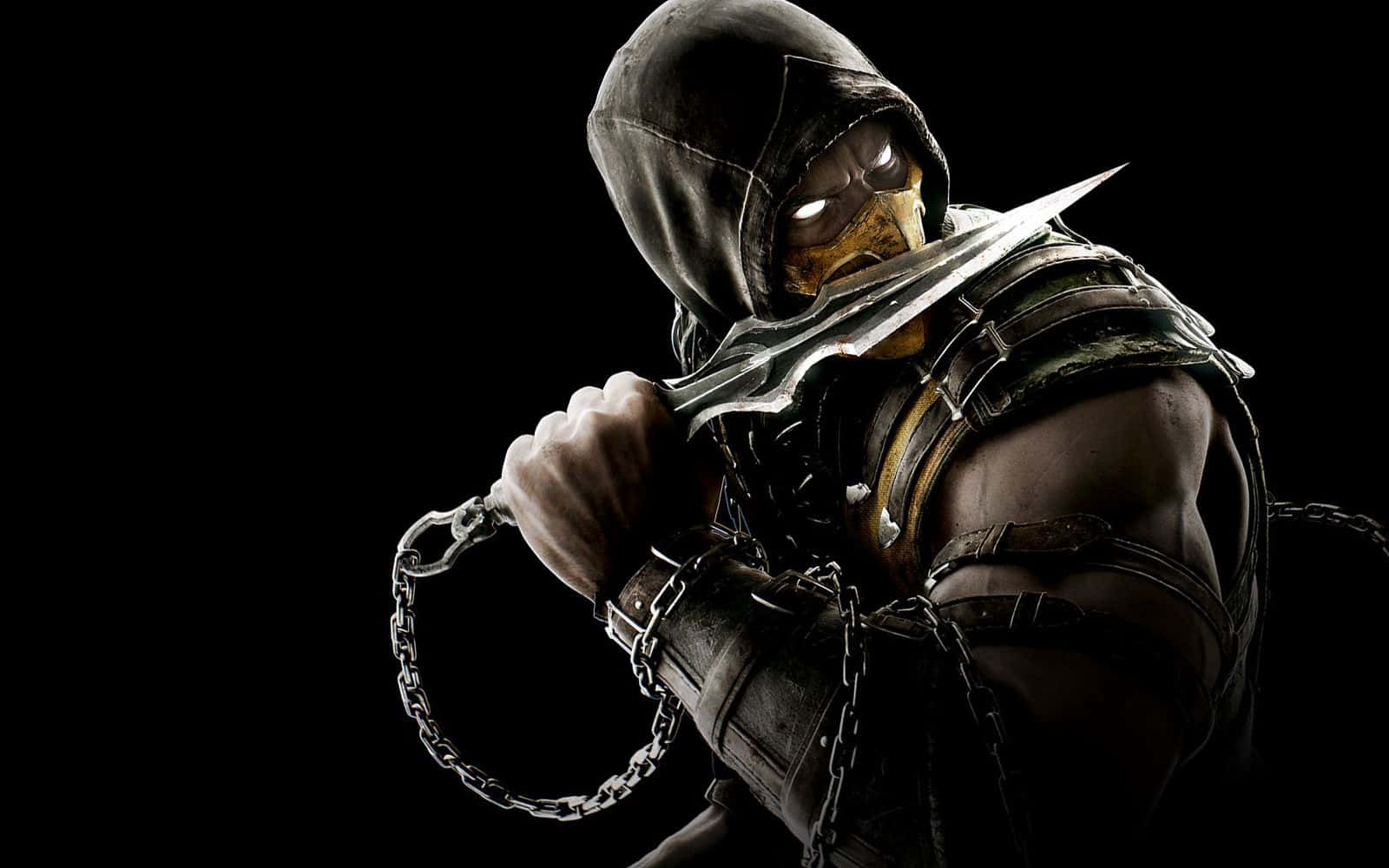 Mortal Kombat Scorpion Dark Aesthetic Wallpaper