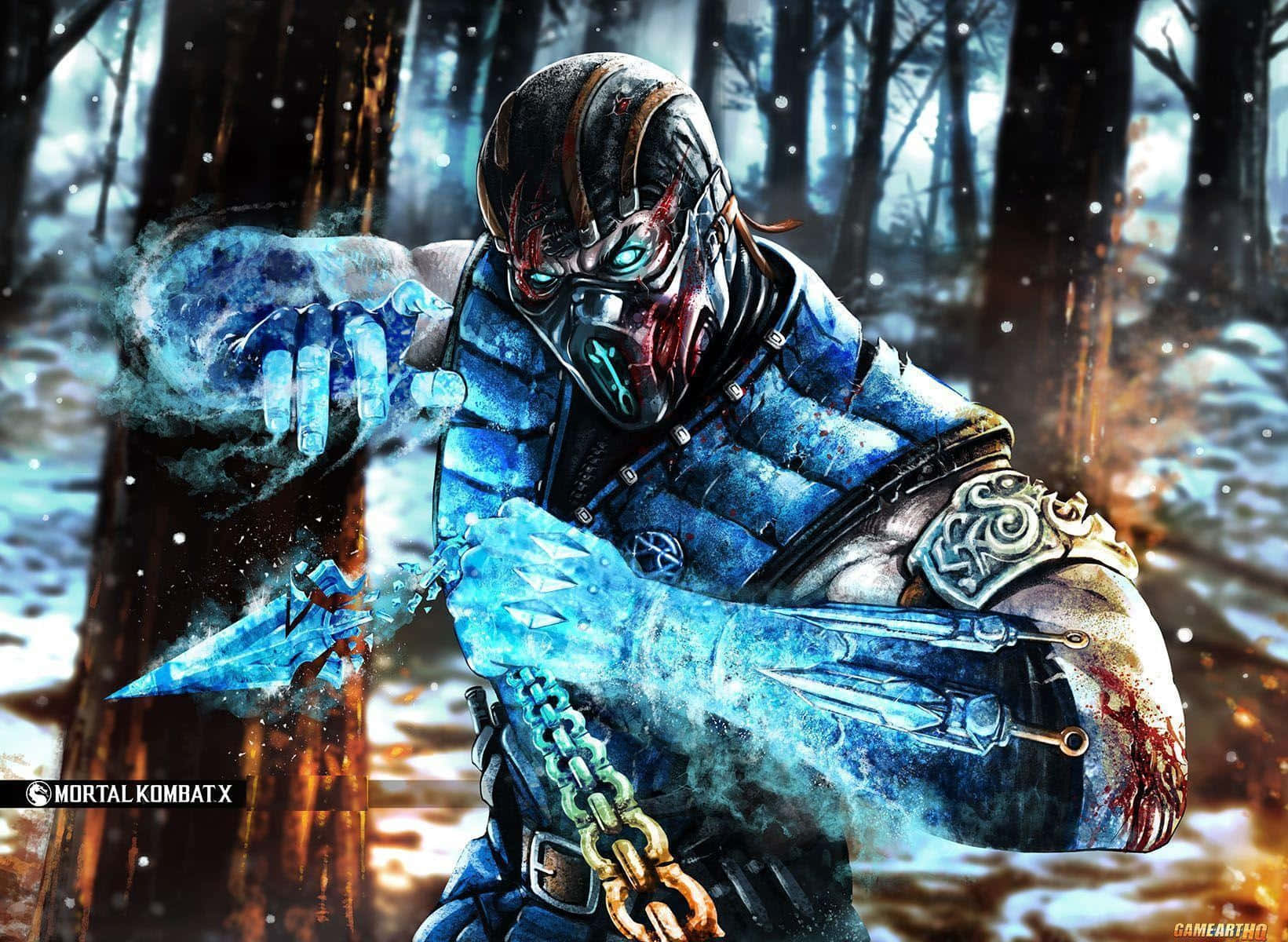 Mortal Kombat X - Intense Battle Scene Wallpaper