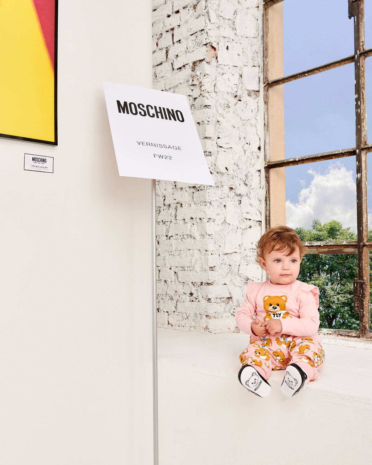 Moschino Baby By Window Wallpaper